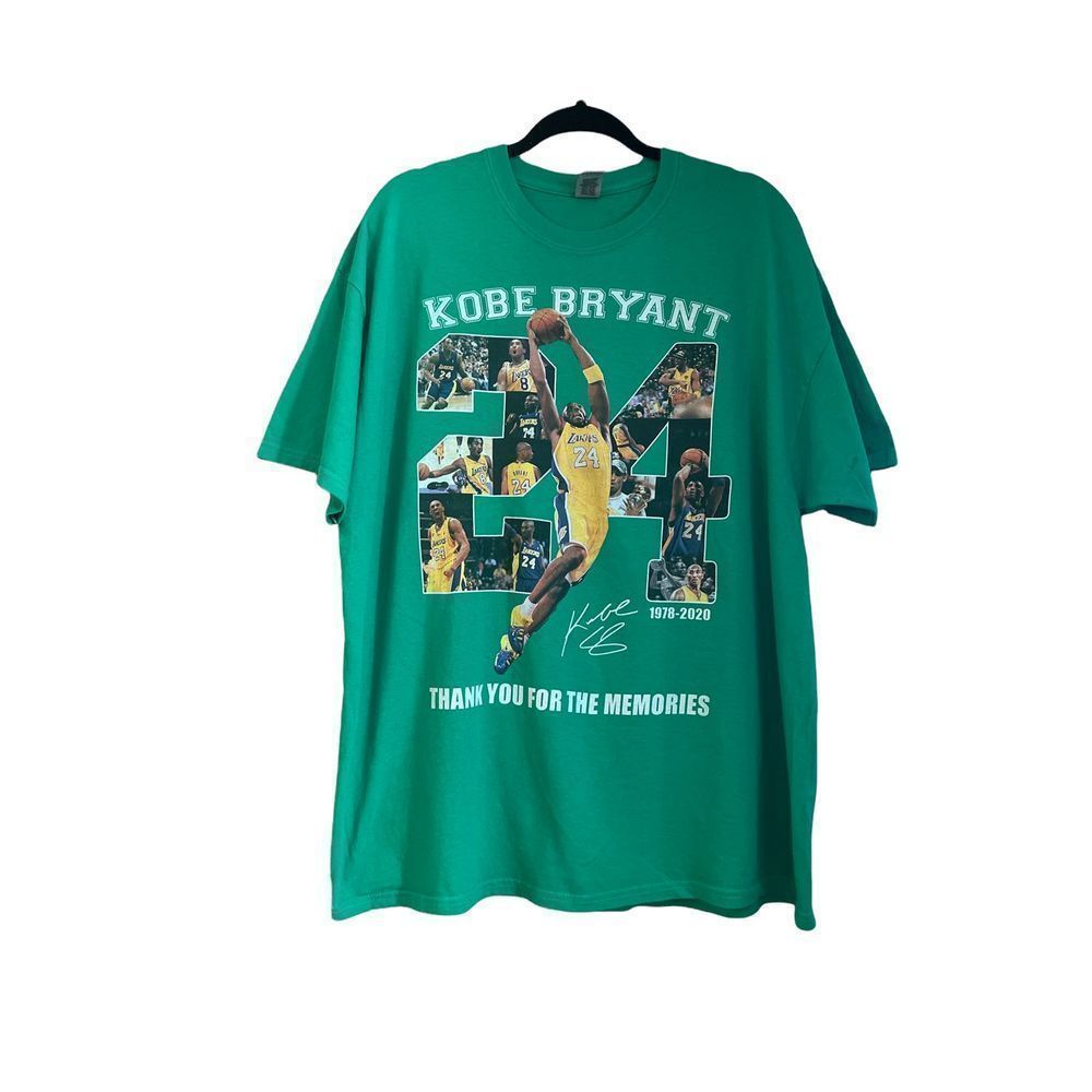 Kobe Bryant Thank you for the Memories TShirt SZ 2XL